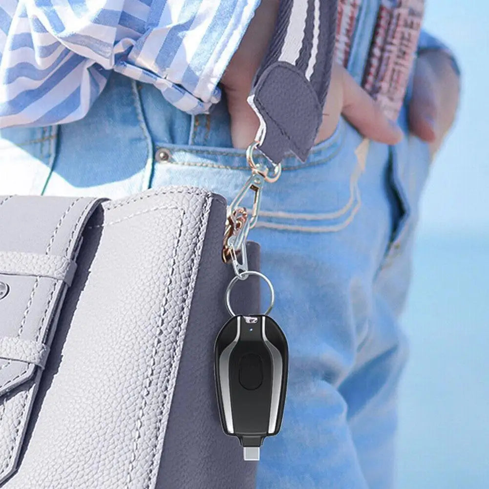1500mAh Mini Keychain Smartphone Portable Power Bank For Android Emergency Charger Portable Charger