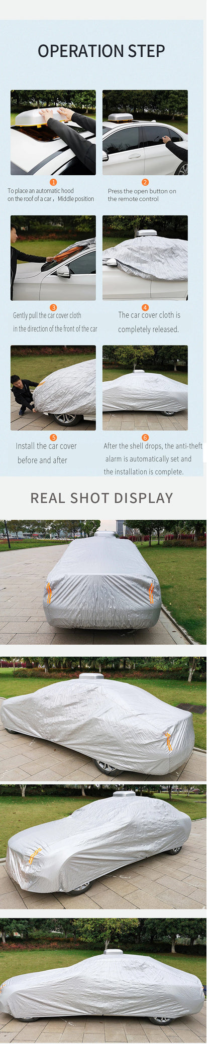 Capa de Carro com Controle Remoto