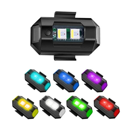 Luz Strobe 7 Cores p/ Drones e Motos