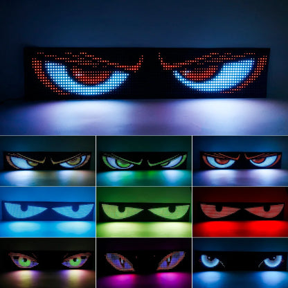 LED Devil Eyes p/ Carro - Personalize com Bluetooth