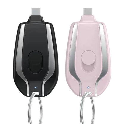 1500mAh Mini Keychain Smartphone Portable Power Bank For Android Emergency Charger Portable Charger