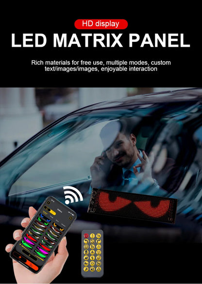 LED Devil Eyes p/ Carro - Personalize com Bluetooth