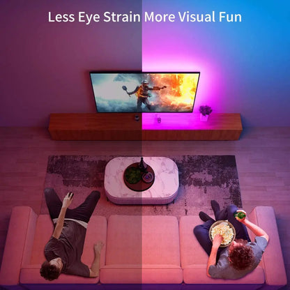 Fita de LED RGB com Bluetooth p/ Decoração